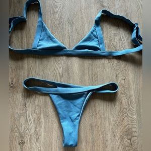 Blue/grey bikini size small (fit XS)
